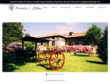 Tablet Screenshot of hosteriadequijas.com